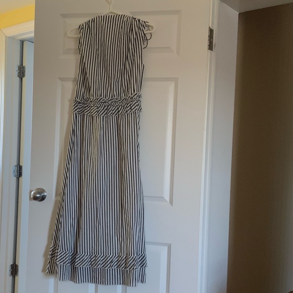 ROBERT RODRIGUEZ Mariel Stripe Midi Dress - Picture 5 of 12